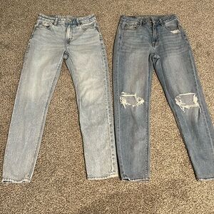 2 pair of American eagle jeans